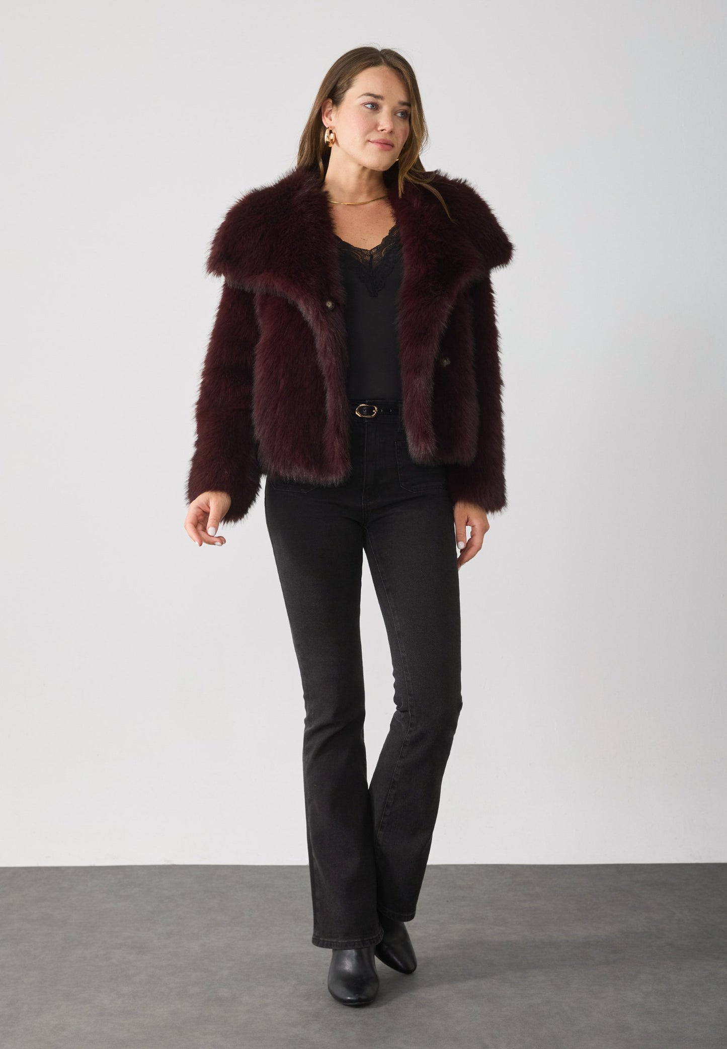 Anna Field Winter Jacket - Bordeaux