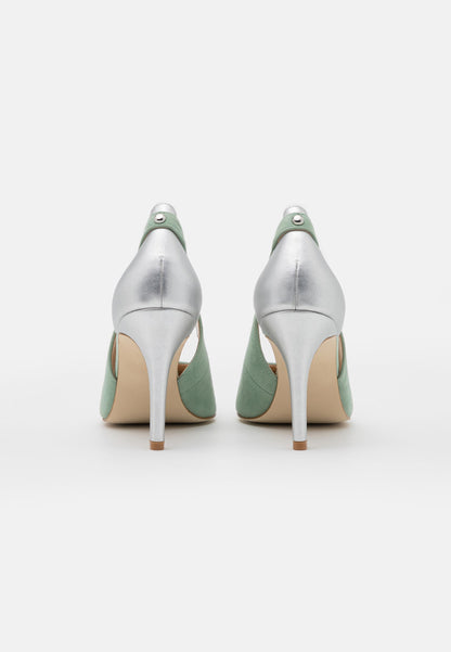 Anna Field Leather - High Heels - Mint/Silver