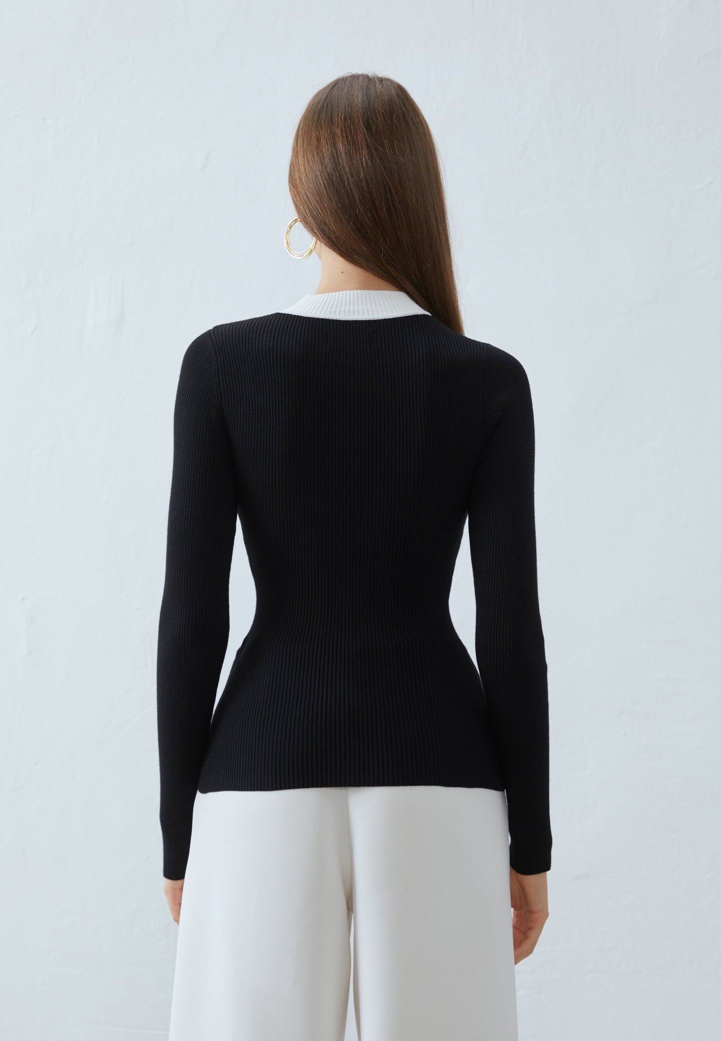 Anna Field Jumper - Black/white