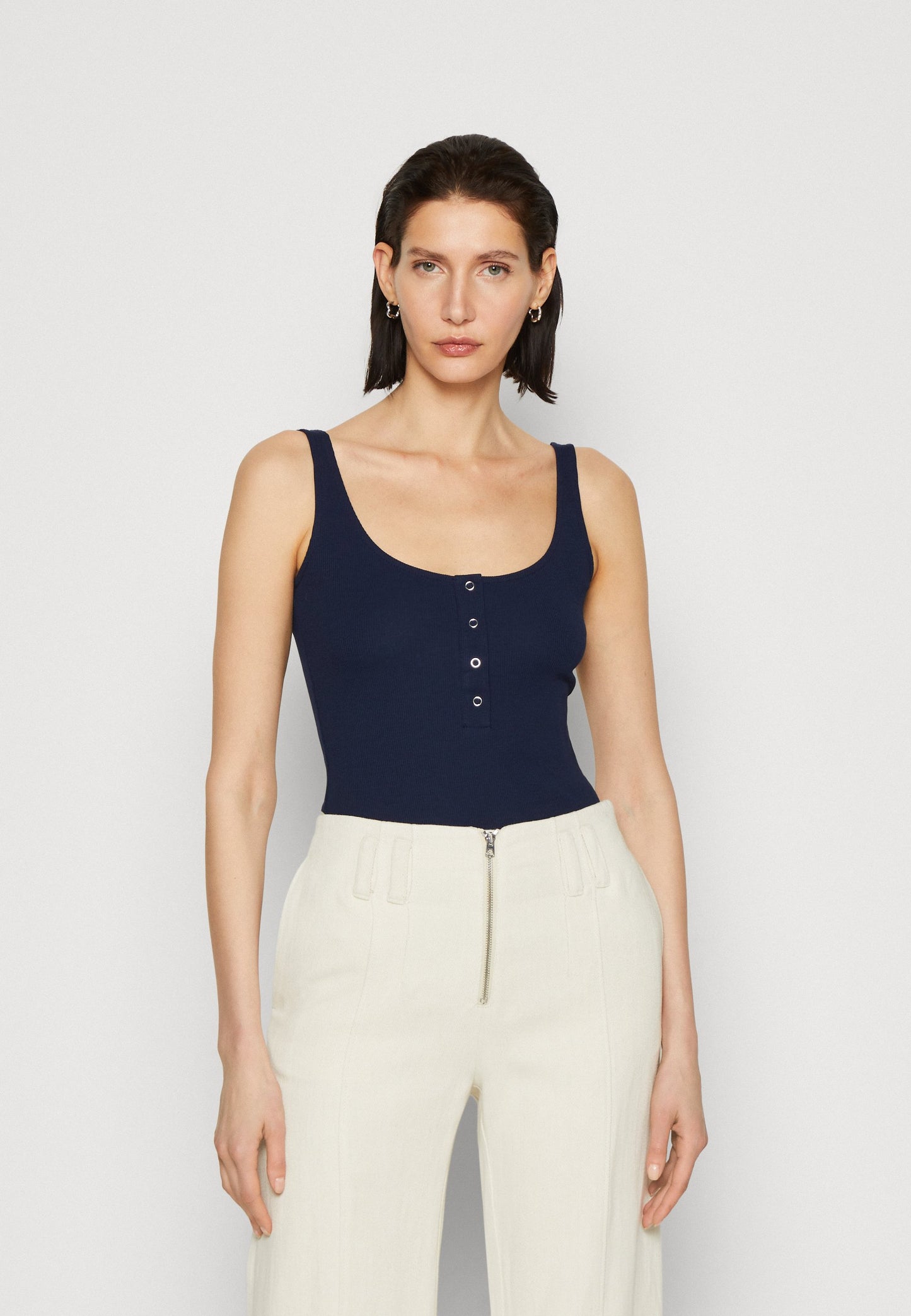 Anna Field Top - Dark Blue