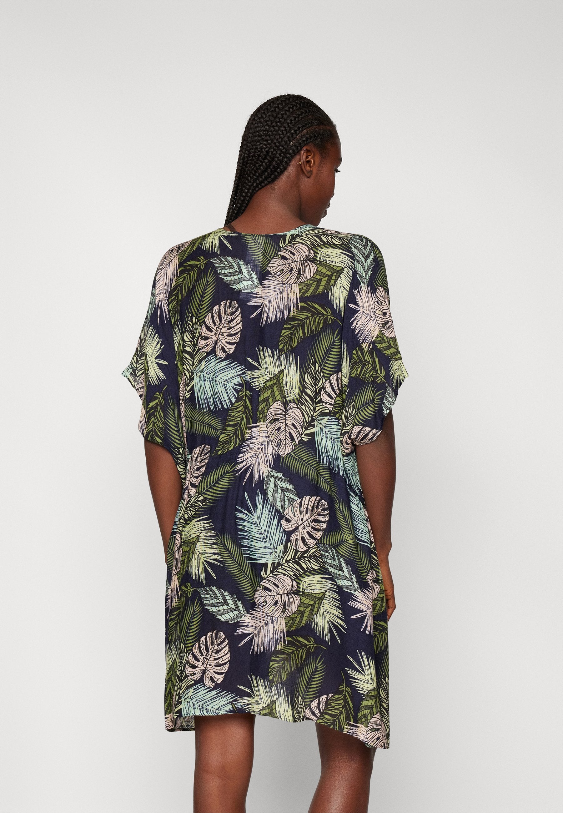 Anna Field PRINTED SHORT KIMONO - Beach Accessory - Orange