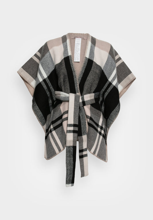 Anna Field Cape - Black/white