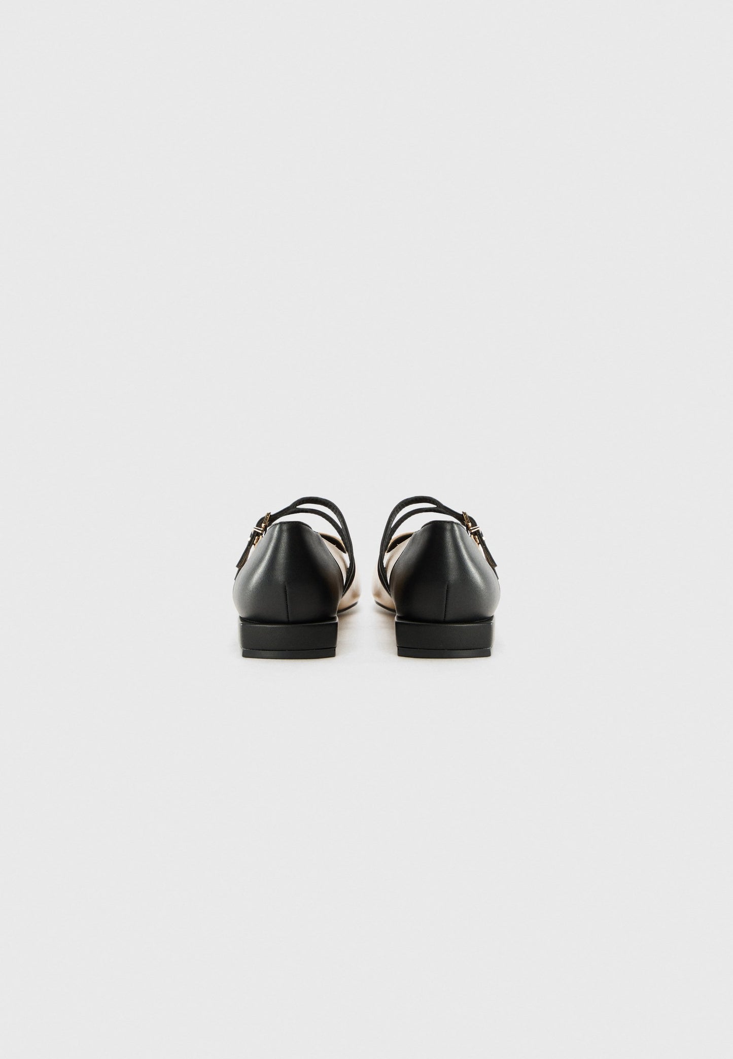 Anna Field Ballet Pumps - Beige/black