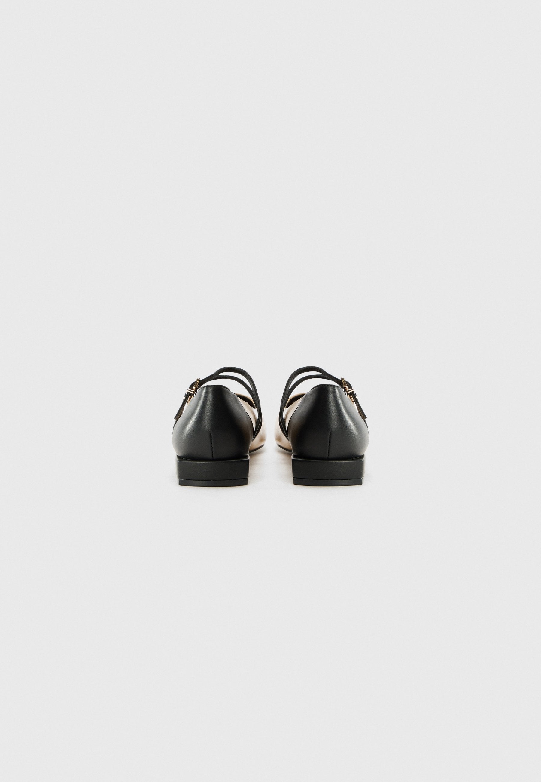 Anna Field Ballet Pumps - Beige/black