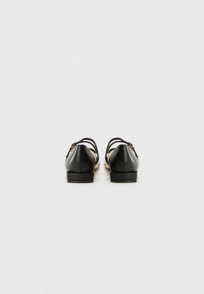 Anna Field Ballet Pumps - Beige/black