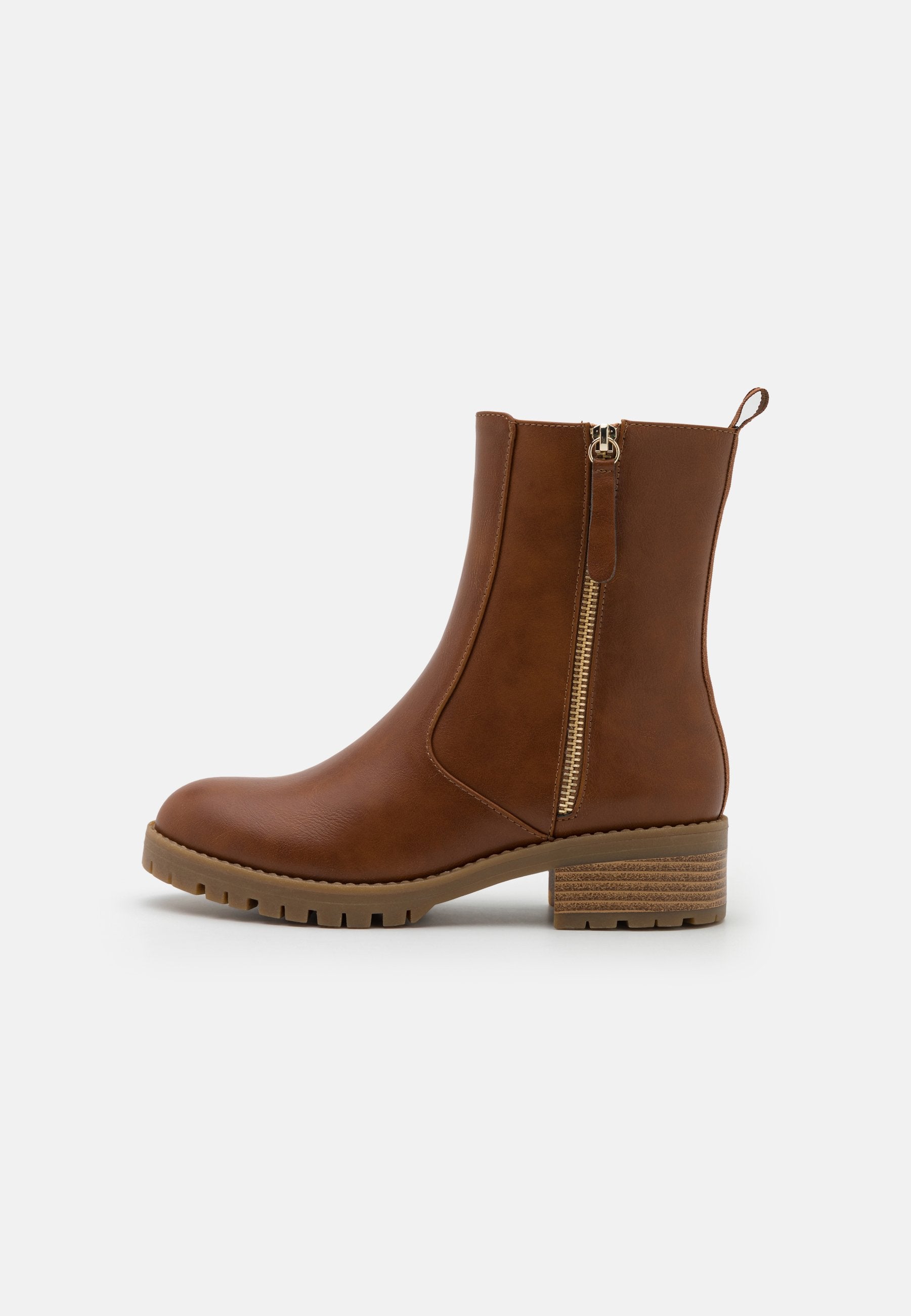 Anna Field Classic Ankle Boots - Cognac