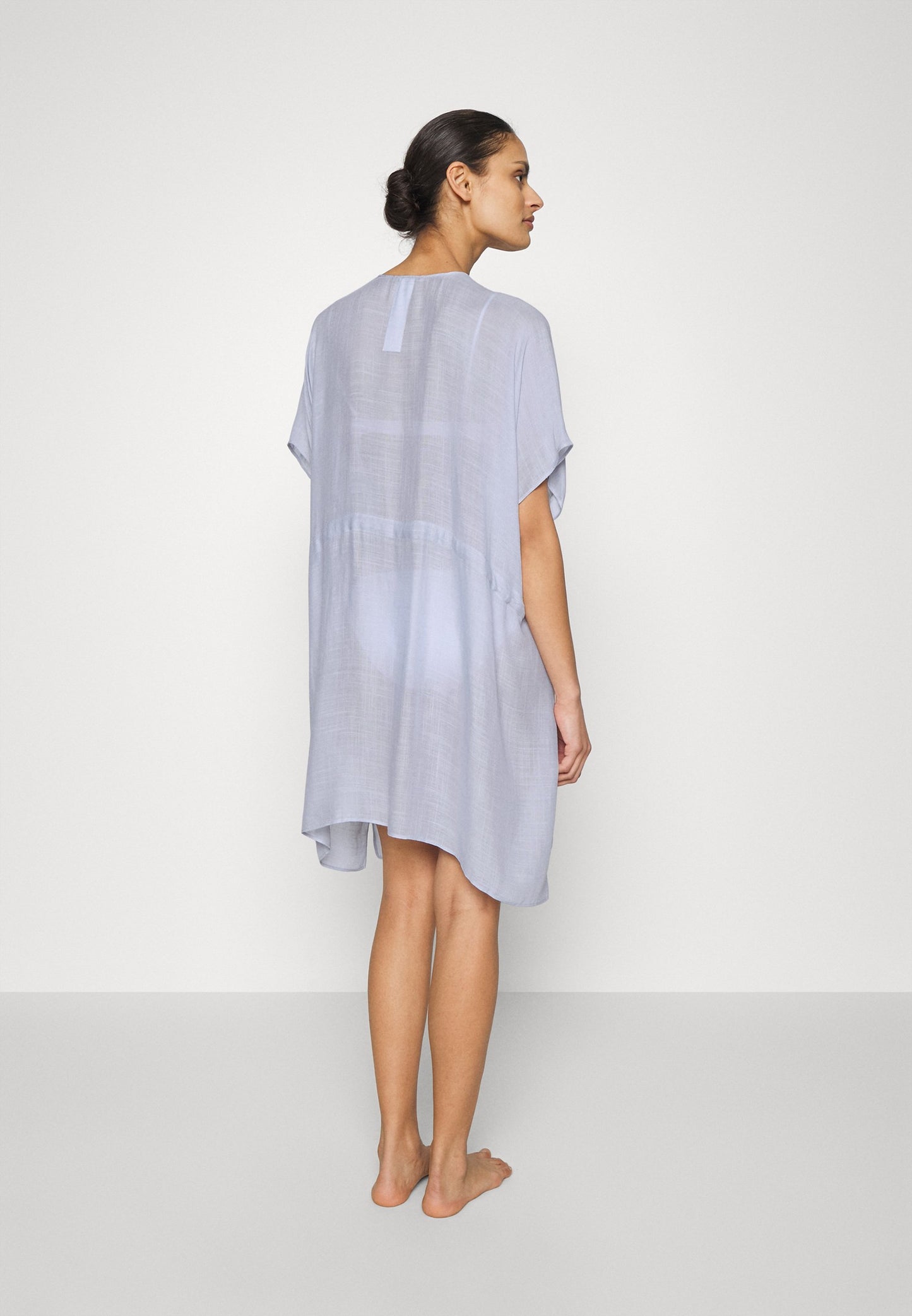 Anna Field Printed Short Kimono / 606 - Khaki_003 - Off-White - Beach Accessory - 502 - Blue