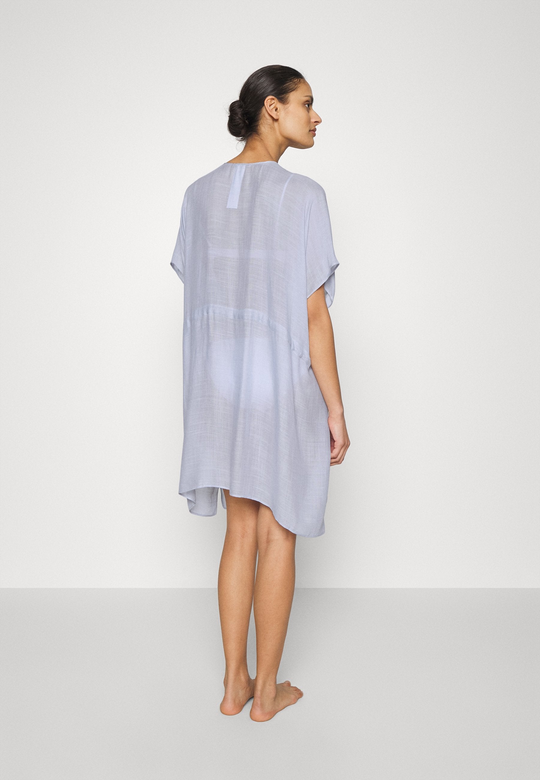 Anna Field Printed Short Kimono / 606 - Khaki_003 - Off-White - Beach Accessory - 502 - Blue