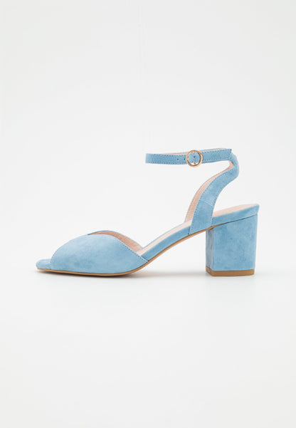 Anna Field Leather- Sandals - Light Blue