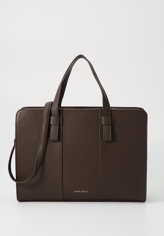 Anna Field Briefcase - Brown