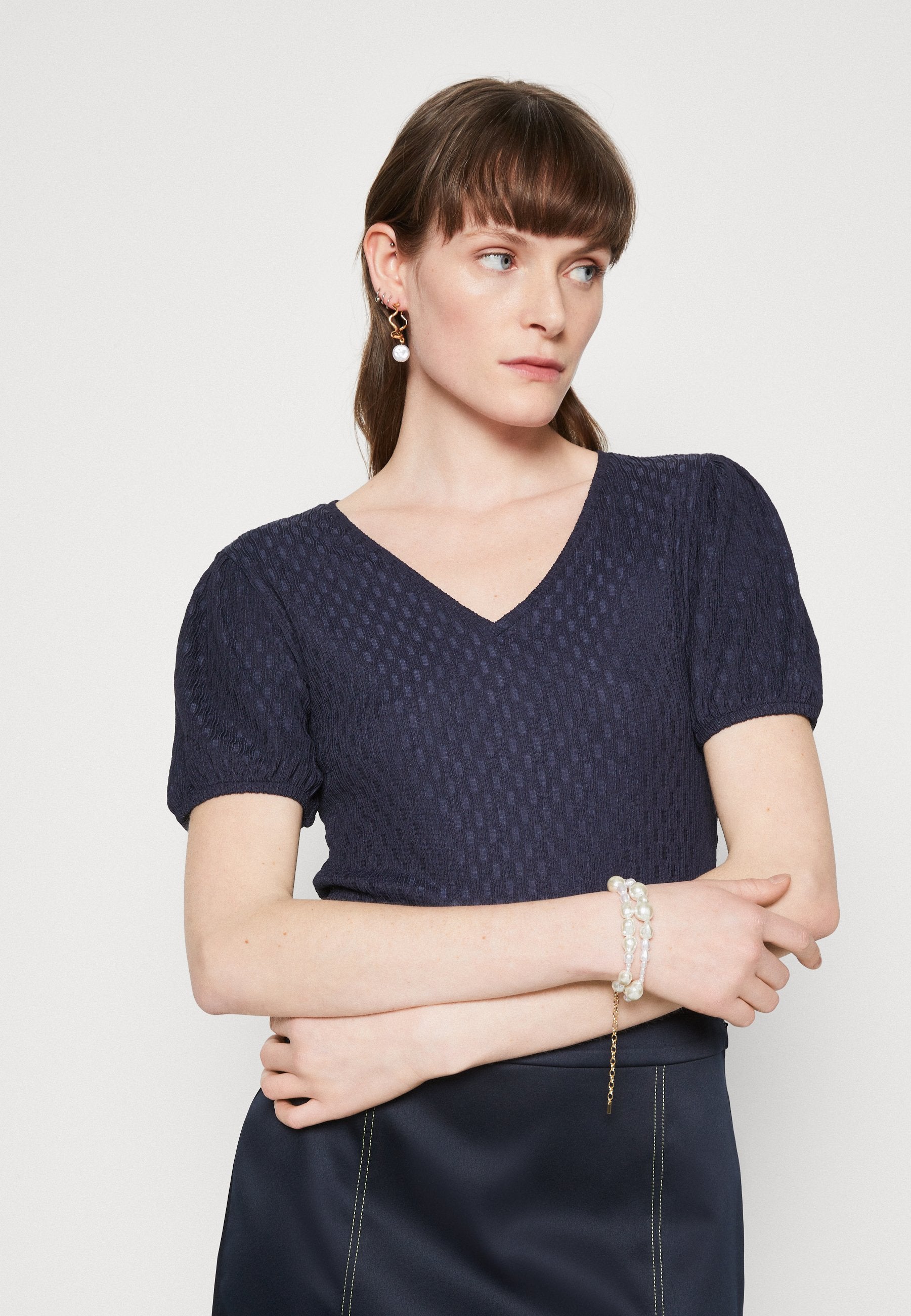 Anna Field Blouse - Dark Blue