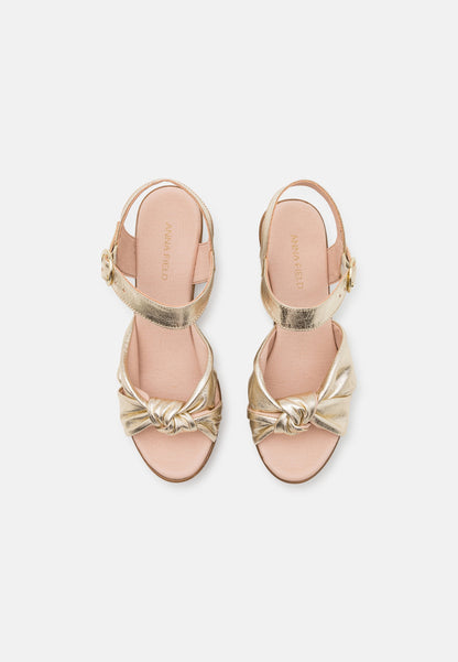 Anna Field Leather - Clogs - Gold