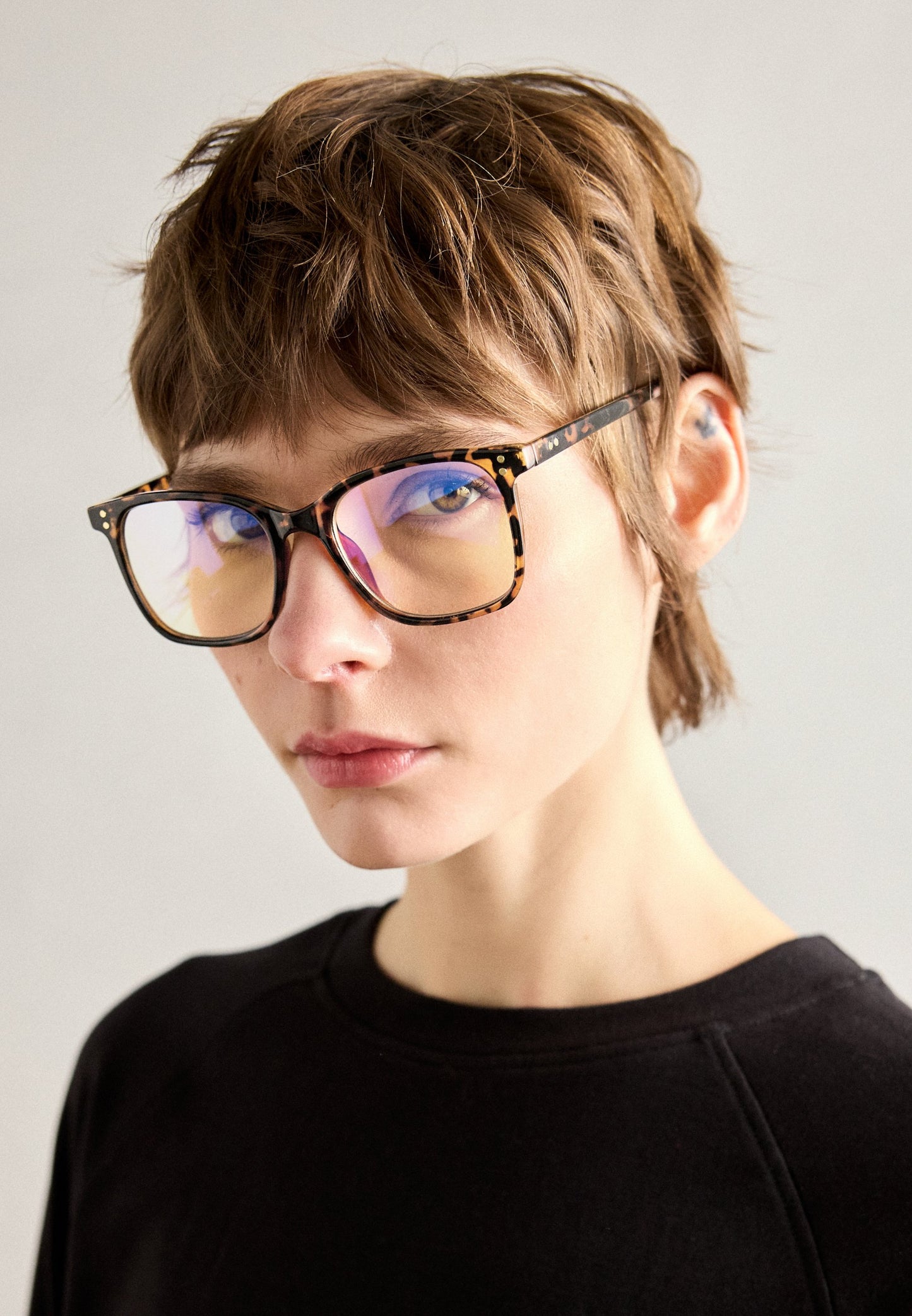 Anna Field Blue Light Glasses - Transparent Brown