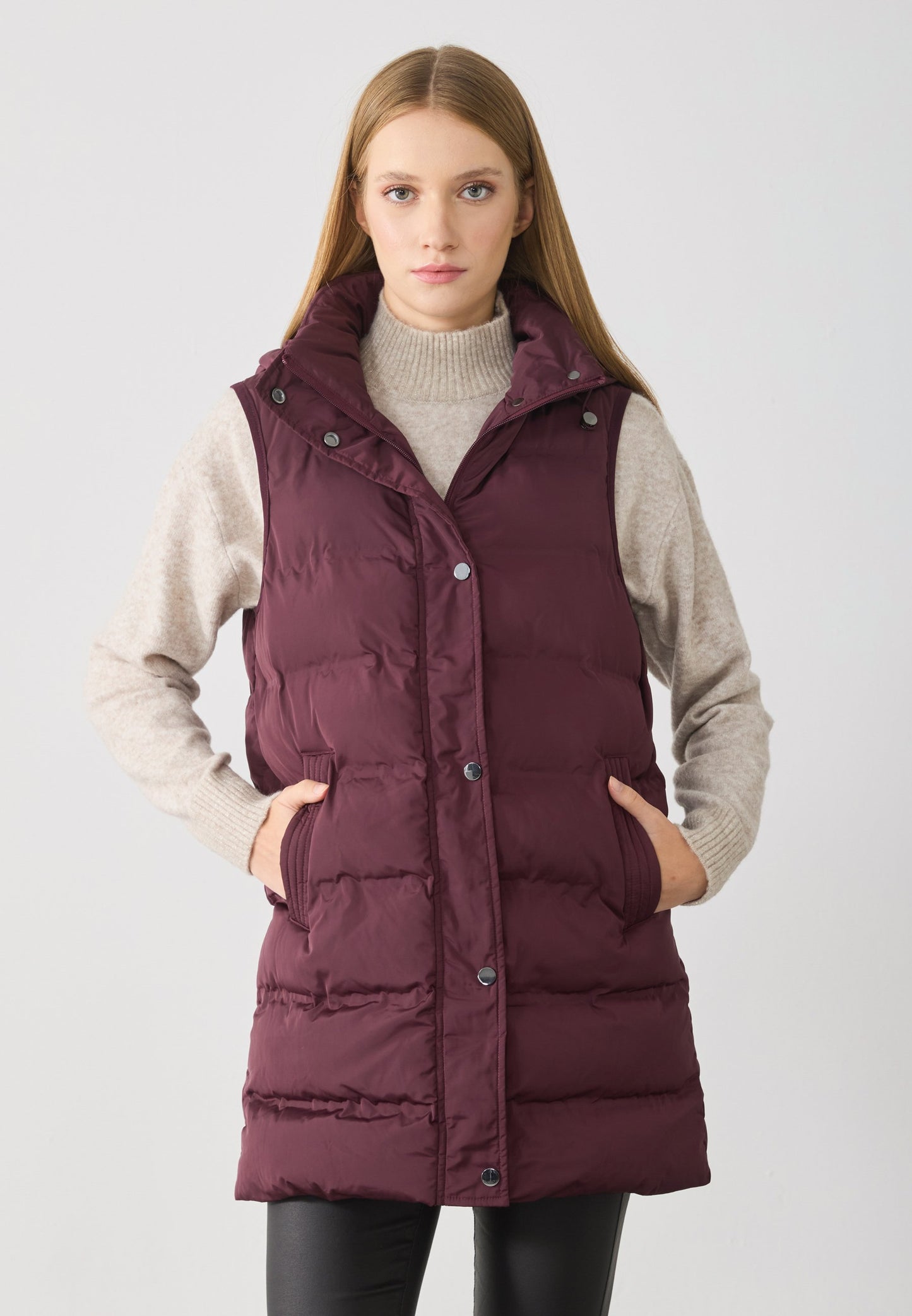 Anna Field Waistcoat - Bordeaux