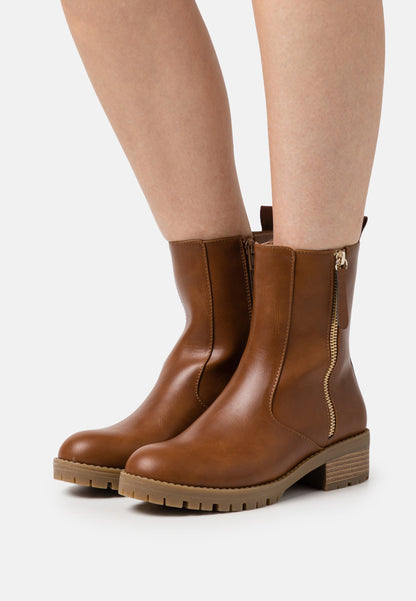 Anna Field Classic Ankle Boots - Cognac