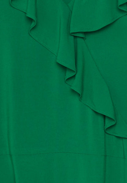 Anna Field Volant Midi Dress - Day Dress -Green