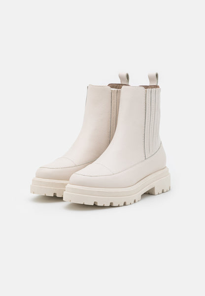 Anna Field Leather - Platform Ankle Boots - Off-White