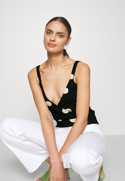 Anna Field Top - Black/White