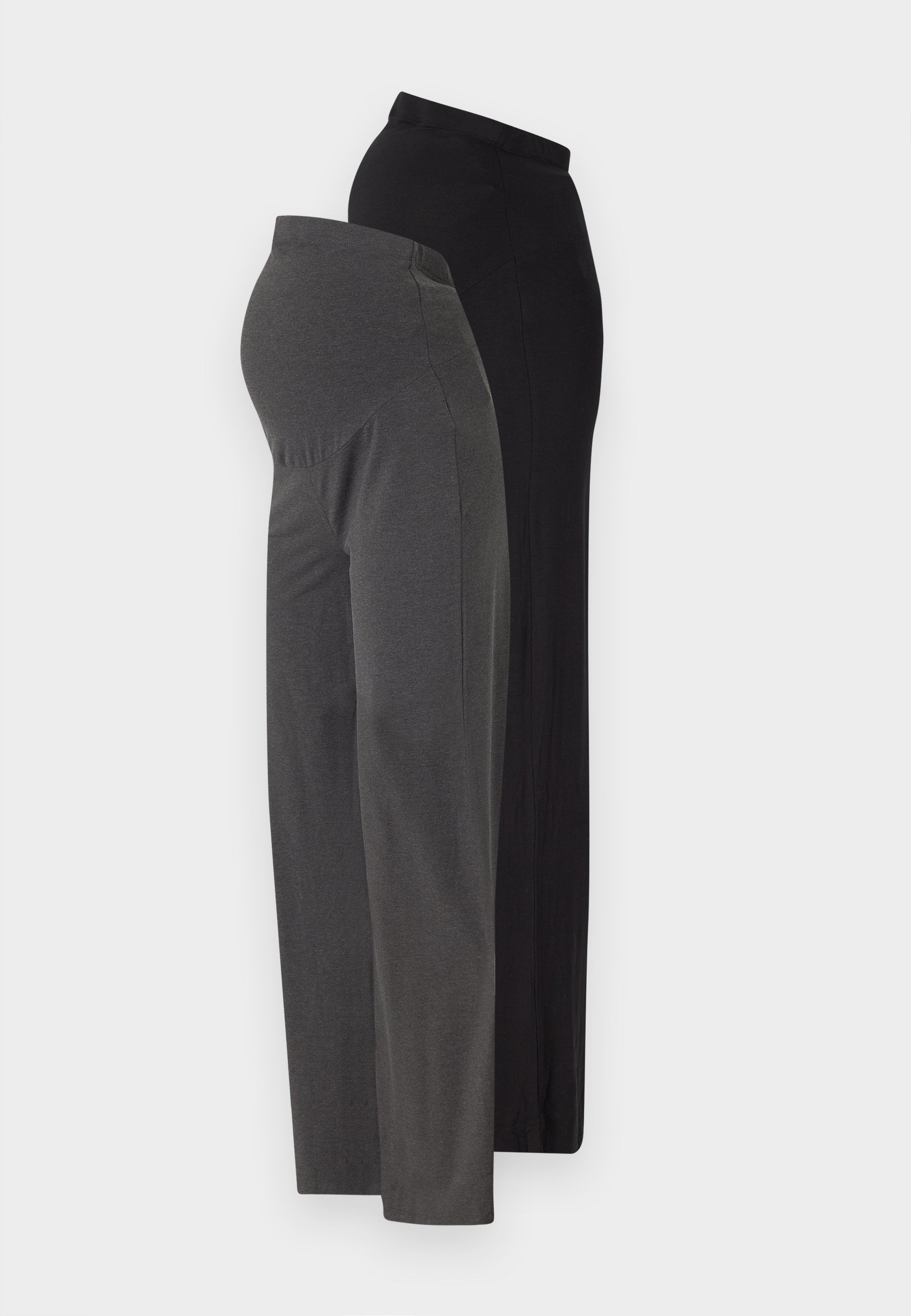  2 PACK - Tracksuit Bottoms - Black/mottled Beige