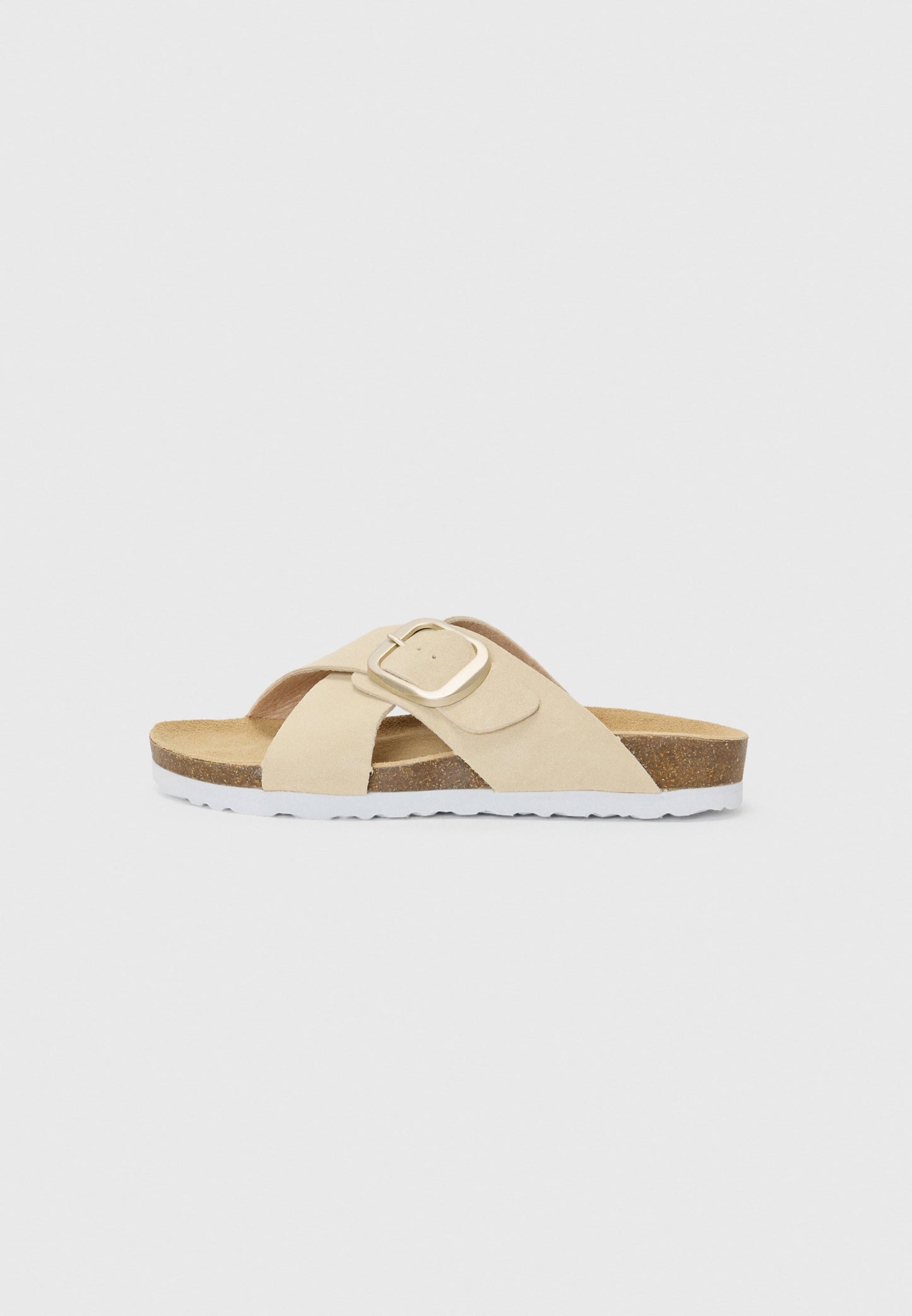  LEATHER - Mules - Gold-coloured