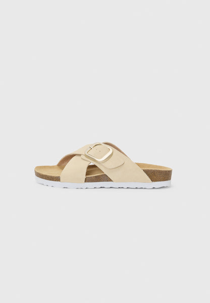  LEATHER - Mules - Gold-coloured