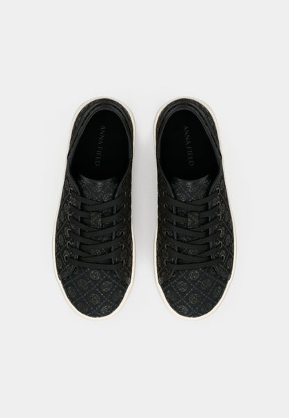 Anna Field Trainers - Black/silver-coloured