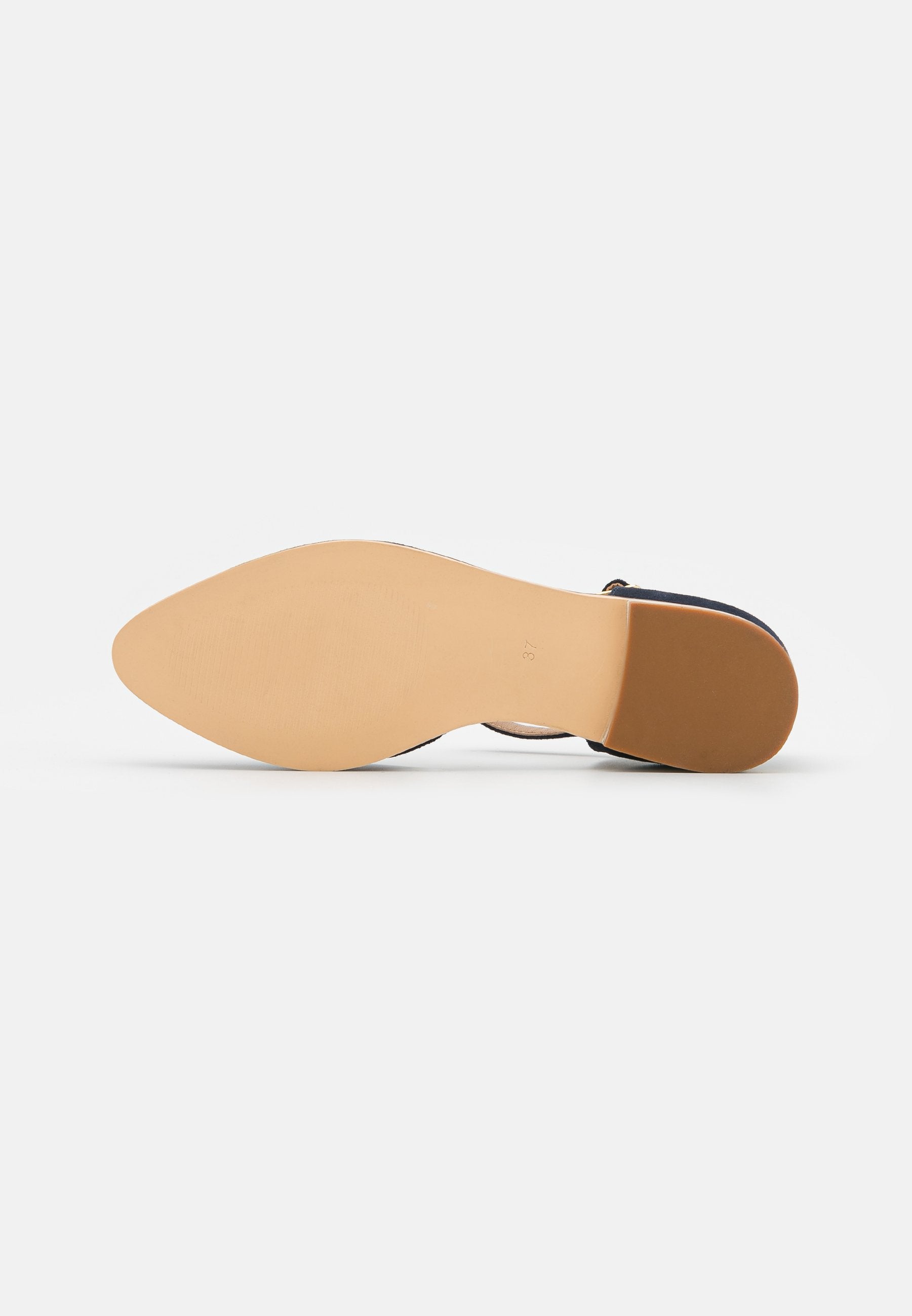  Leather - Ankle Strap Ballet Pumps