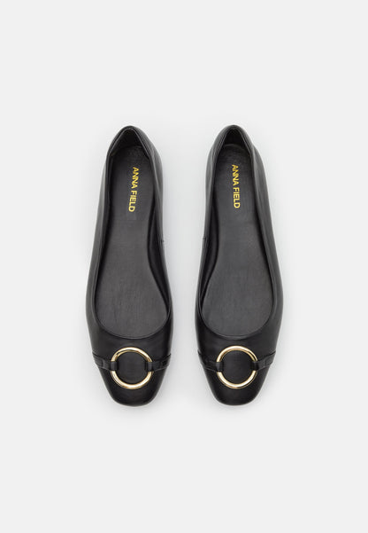 Anna Field Leather - Ballet Pumps - Black
