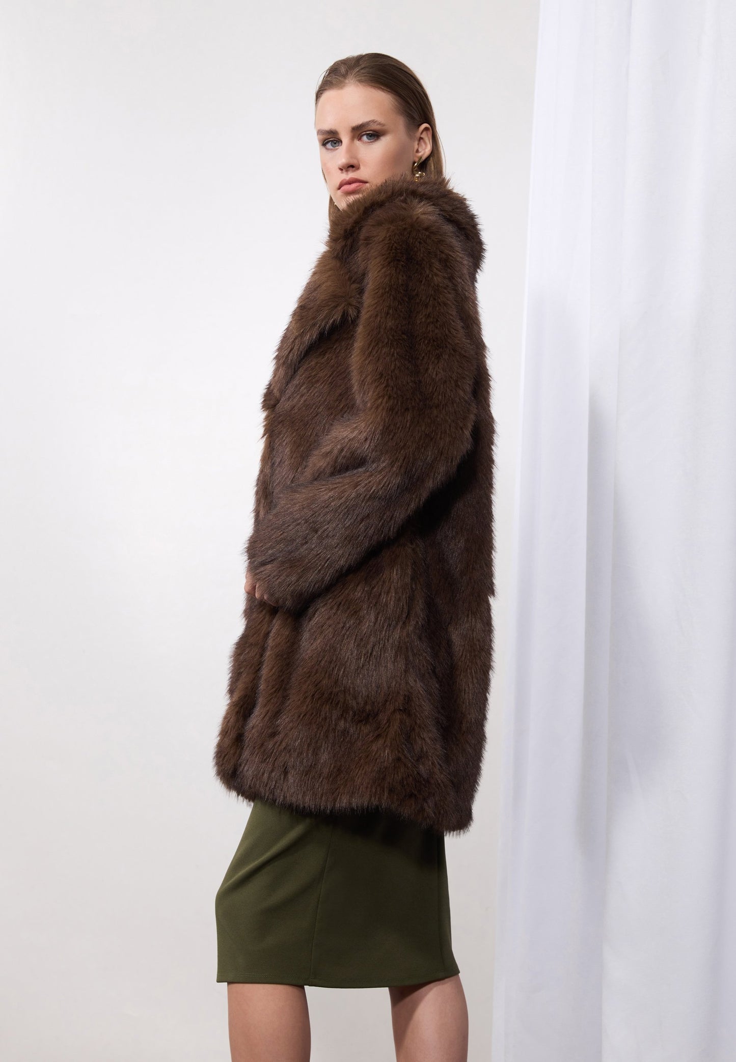 Anna Field Winter Coat - Brown