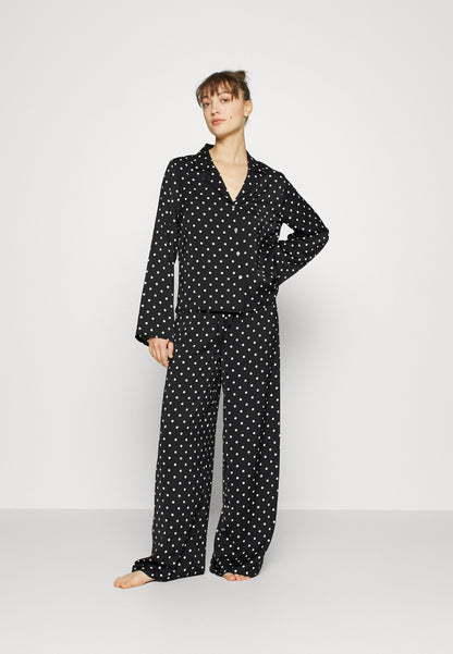 Anna Field Pyjama Set - Black/Off-White