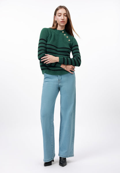 Anna Field Jumper - Green/black