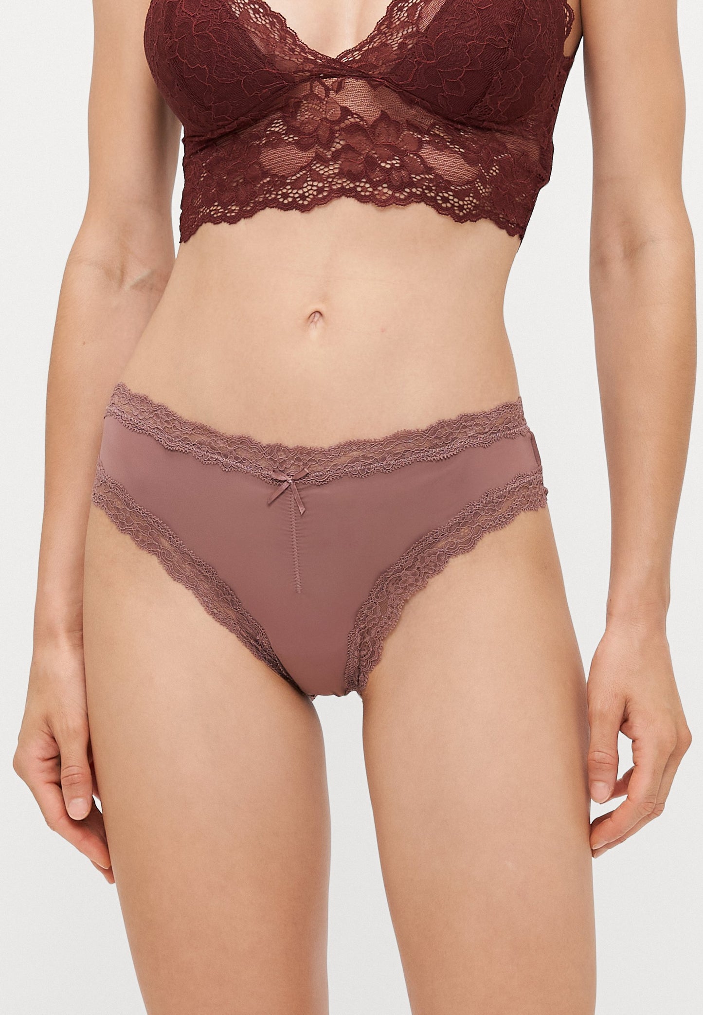Anna Field 7 PACK - Briefs - Red/taupe/light Pink/ecru/white