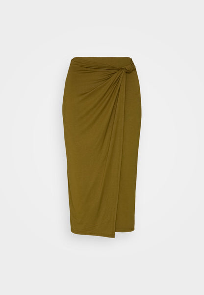 Anna Field Front Knot Midi Skirt - Wrap Skirt