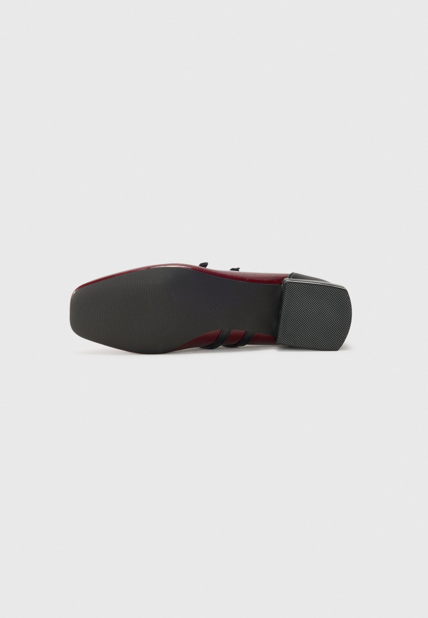 Anna Field Ballet Pumps - Burgundy Black