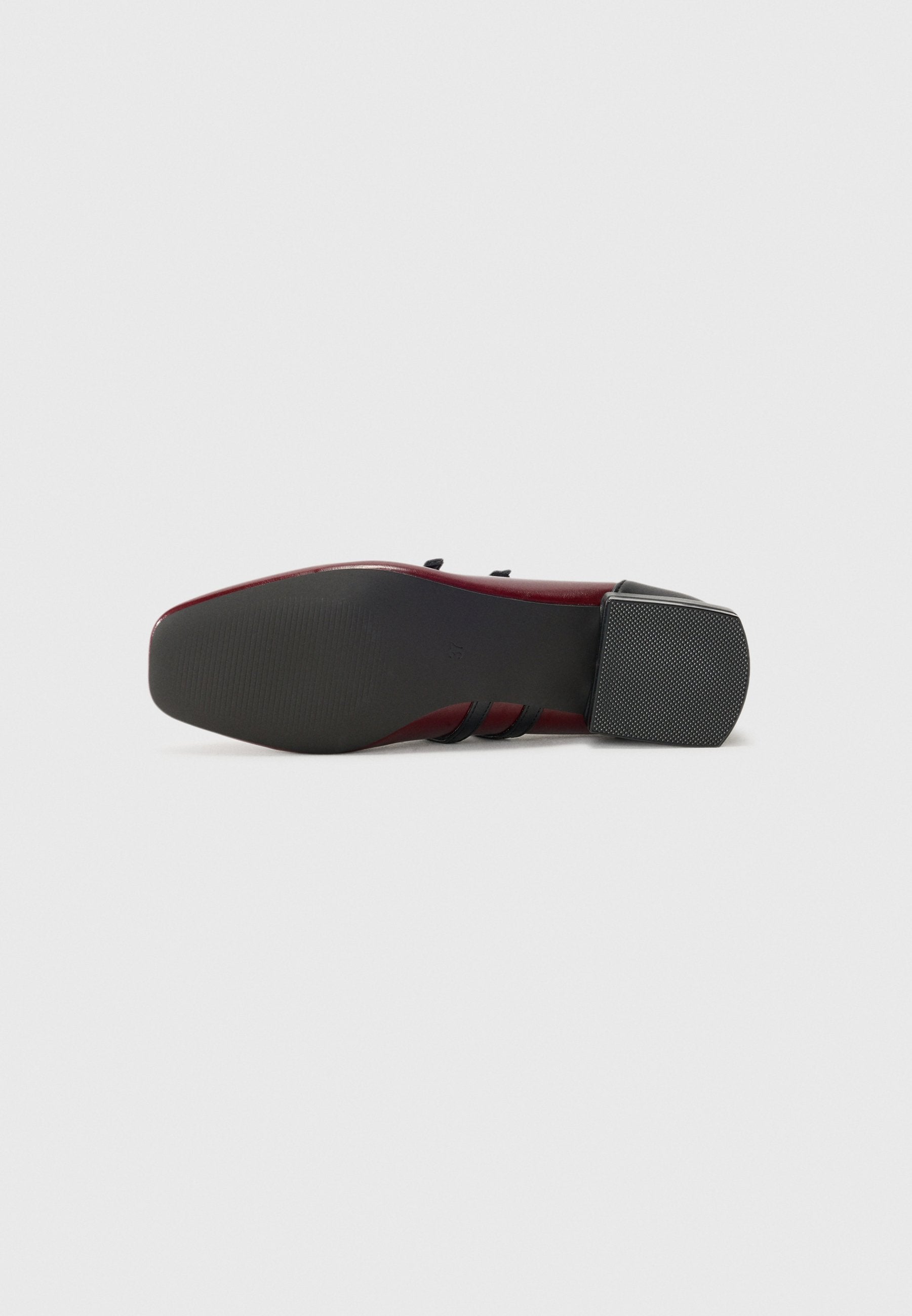 Anna Field Ballet Pumps - Burgundy Black