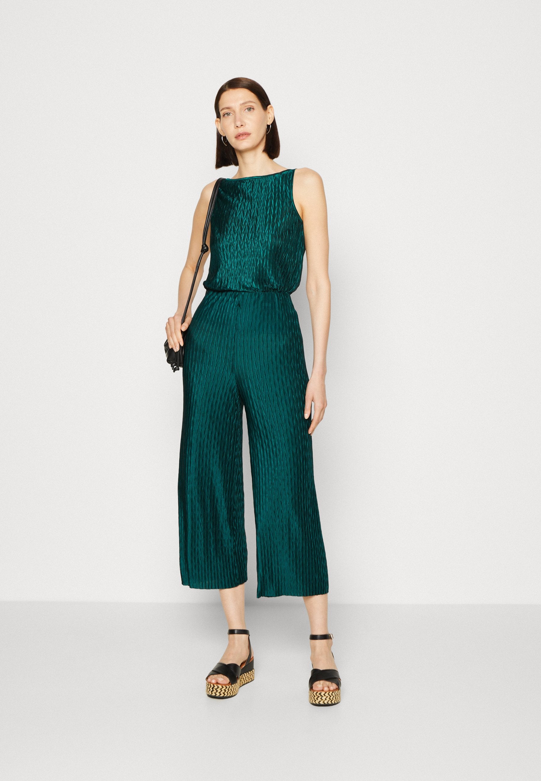 Anna Field Trousers - Dark Green