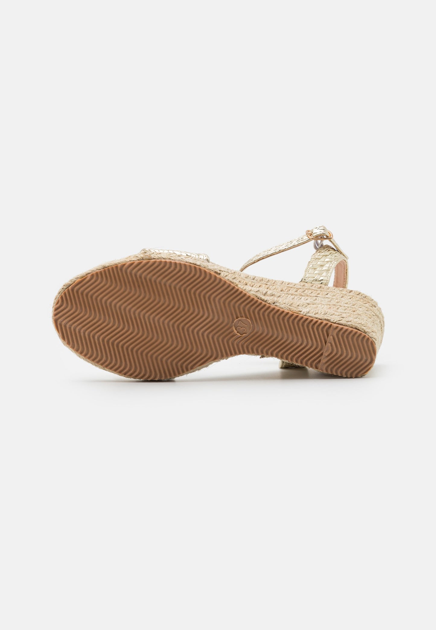 Anna Field Wedge Sandals - Gold