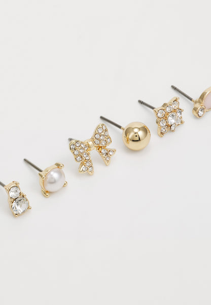 Anna Field 8 PACK - Earrings - Gold-coloured