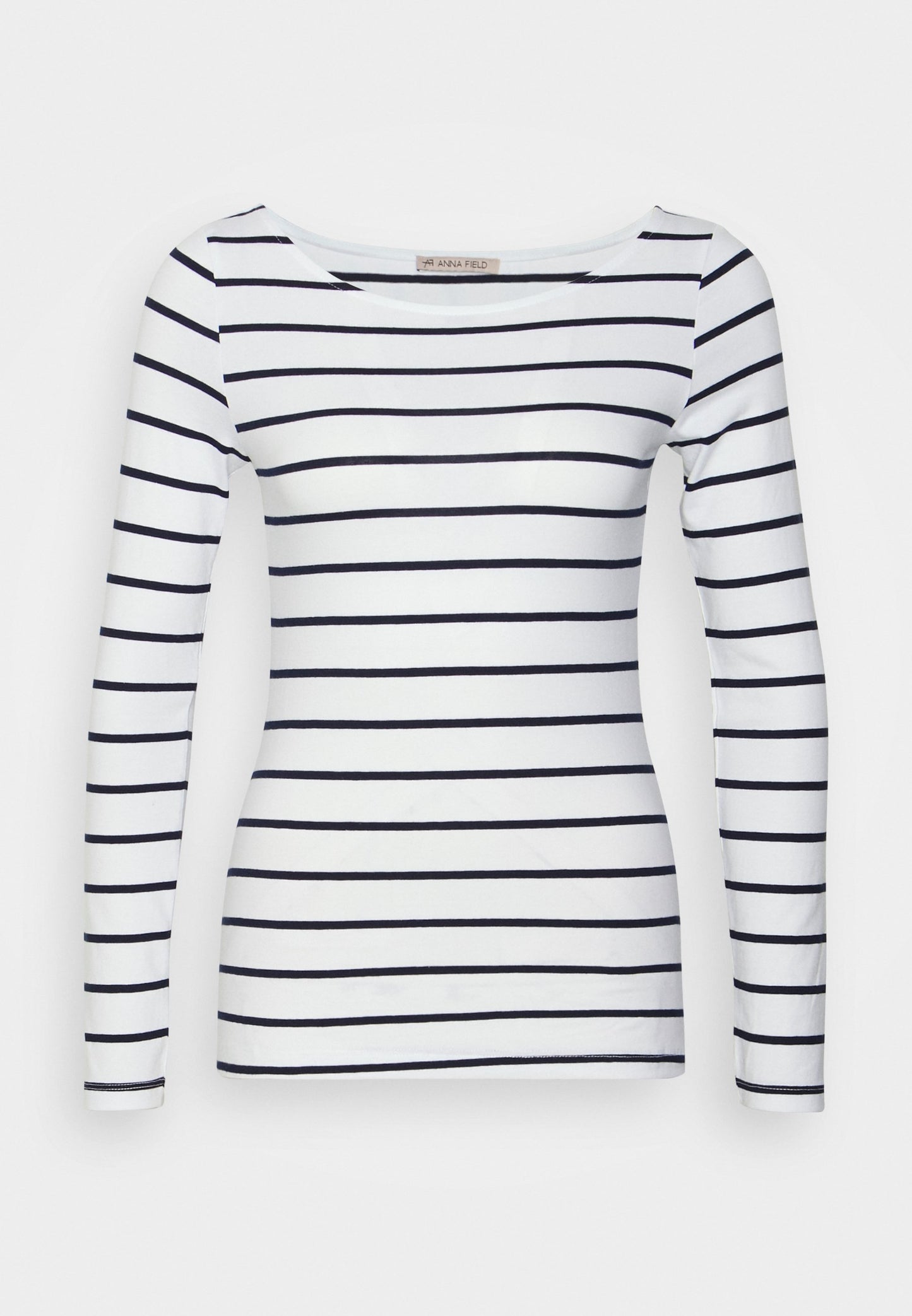 Anna Field 2 Pack - Long Sleeved Top - White/Navy