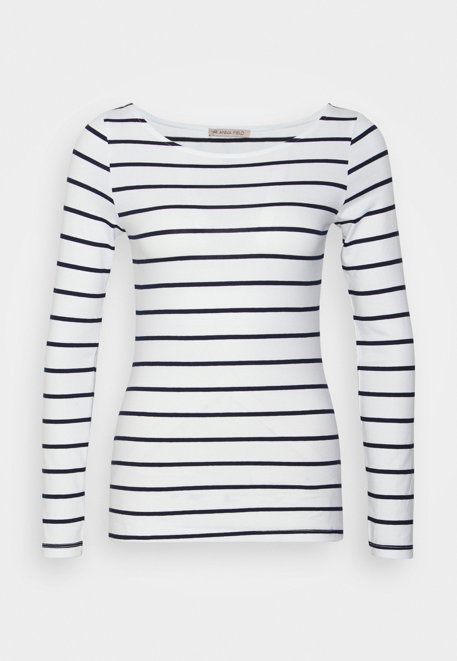 Anna Field 2 Pack - Long Sleeved Top - White/Navy