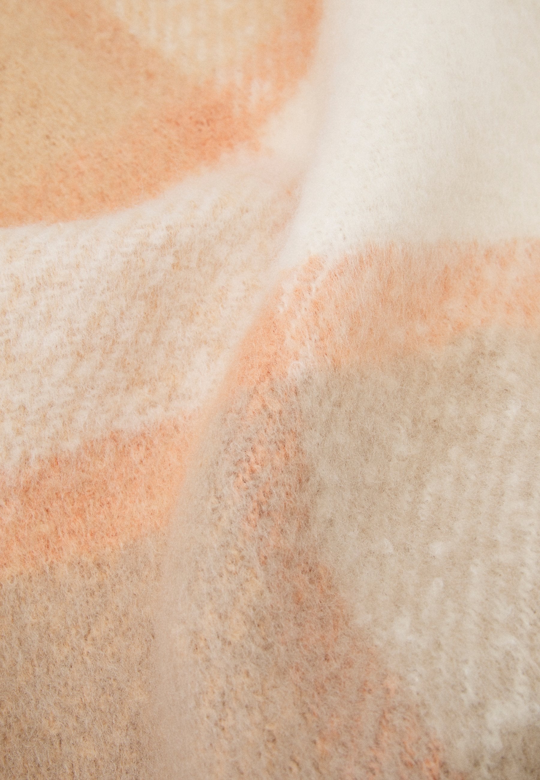 Anna Field Scarf - Orange/Beige/Grey