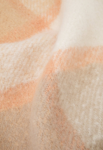 Anna Field Scarf - Orange/Beige/Grey