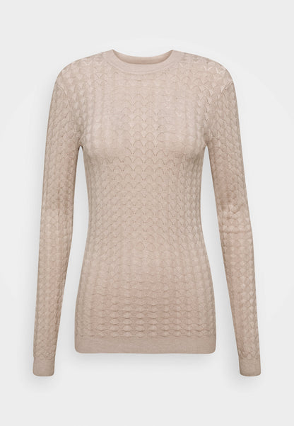 Anna Field Jumper - Light Tan Melange