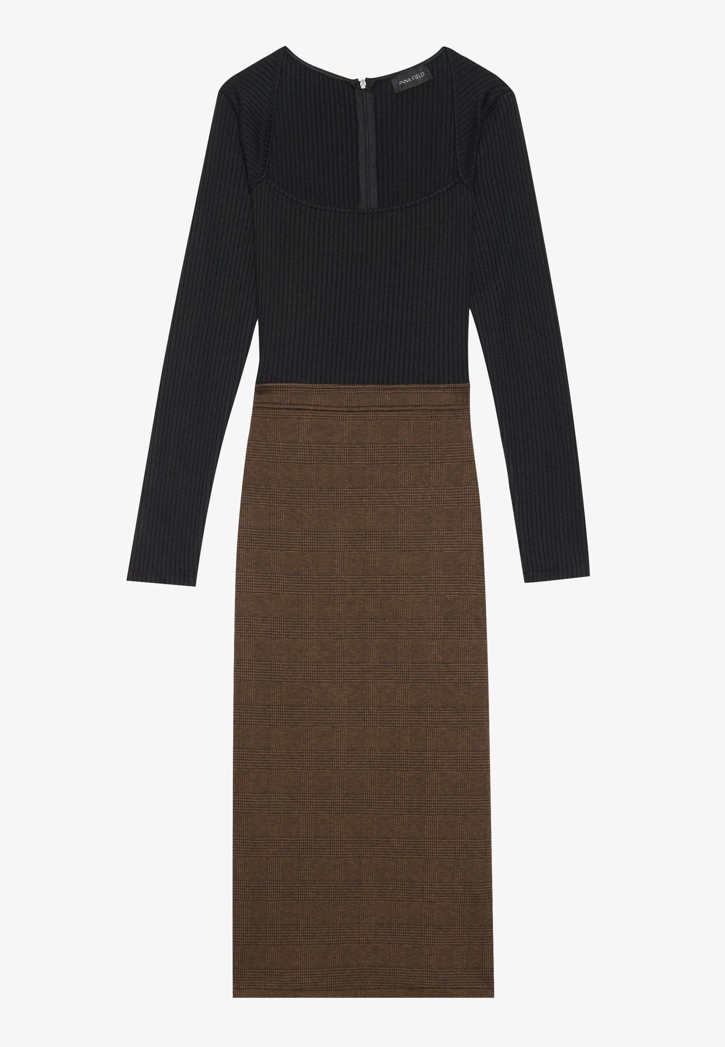 Anna Field Jumper Dress - Black/brown