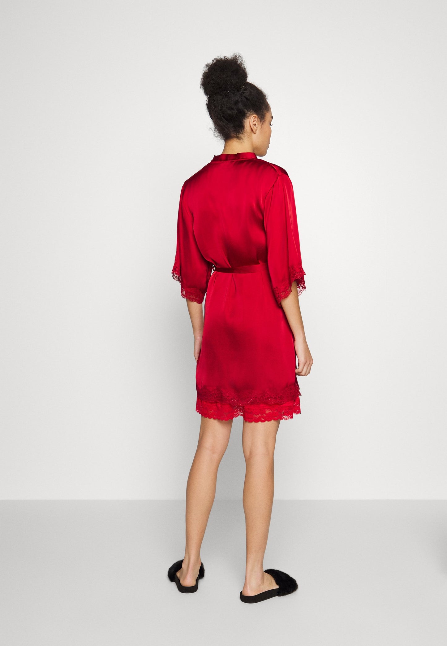 Anna Field Dressing Gown - Red
