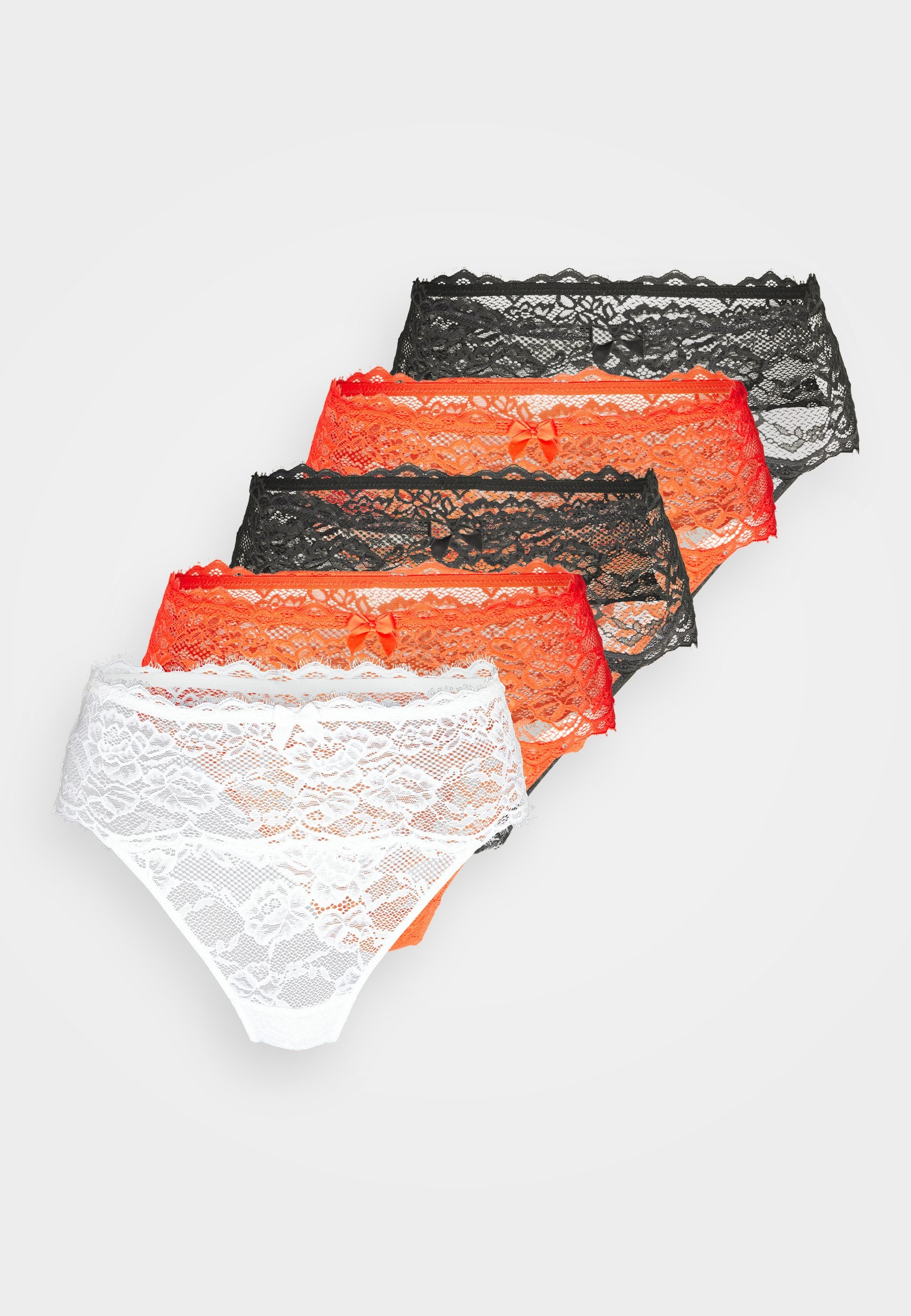Anna Field 5 Pack - Thong -Red
