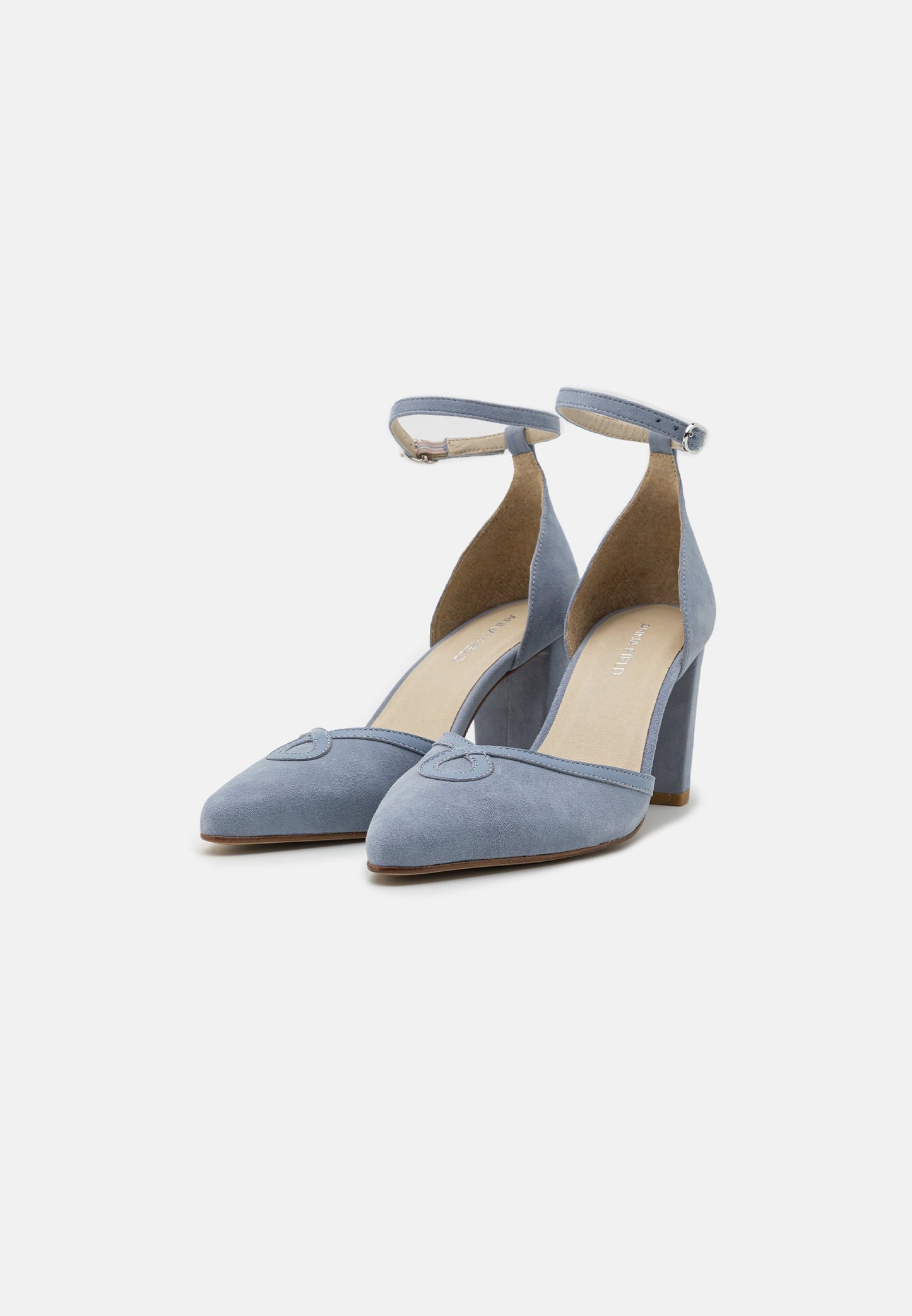 Anna Field Leather - Classic Heels - Light Blue