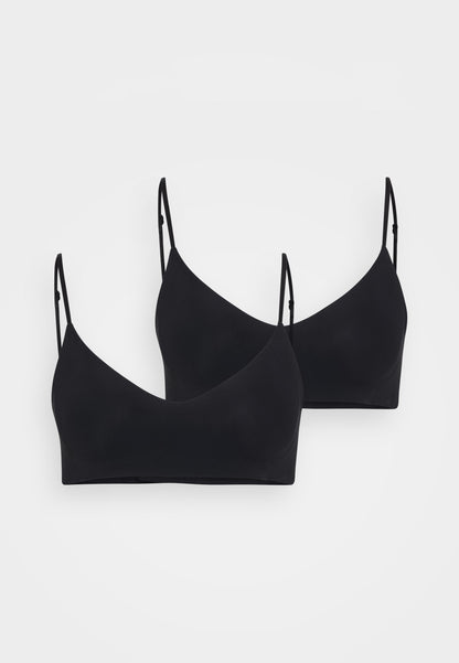 Anna Field 2PK SEAMLESS WIREFREE TSHIRT BRA - T-shirt Bra - Nude