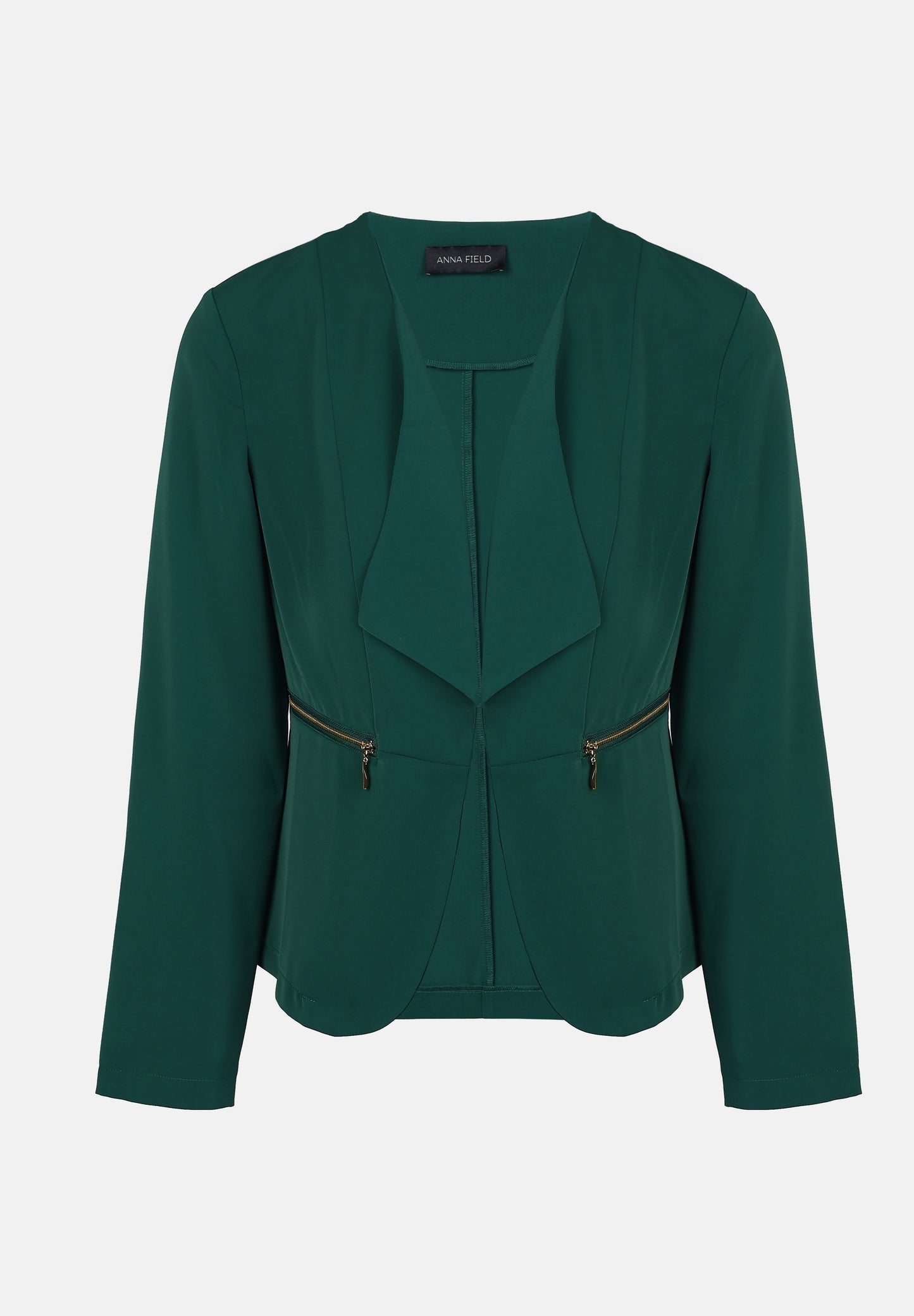 Anna Field Blazer - Burgandy