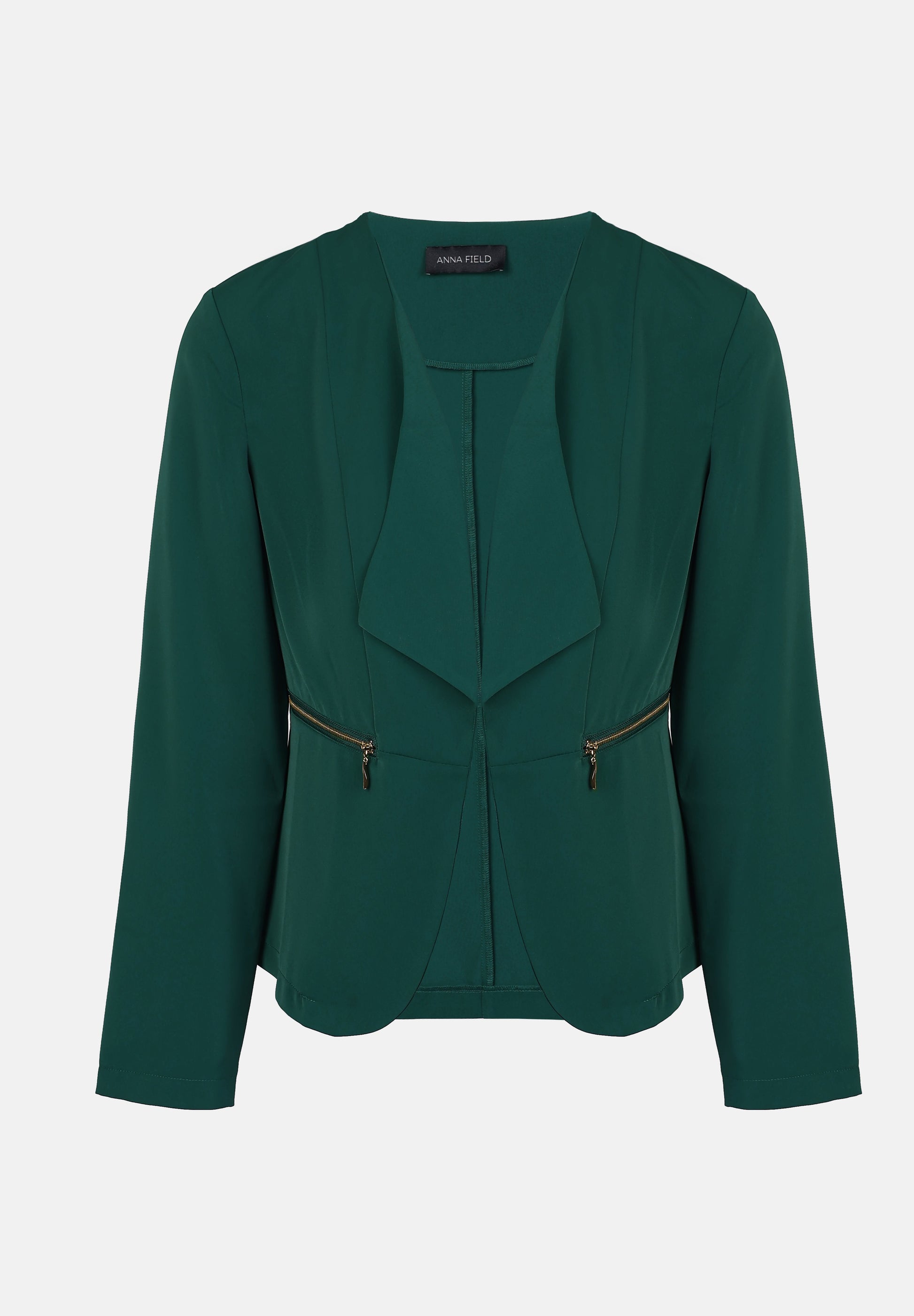 Anna Field Blazer - Burgandy